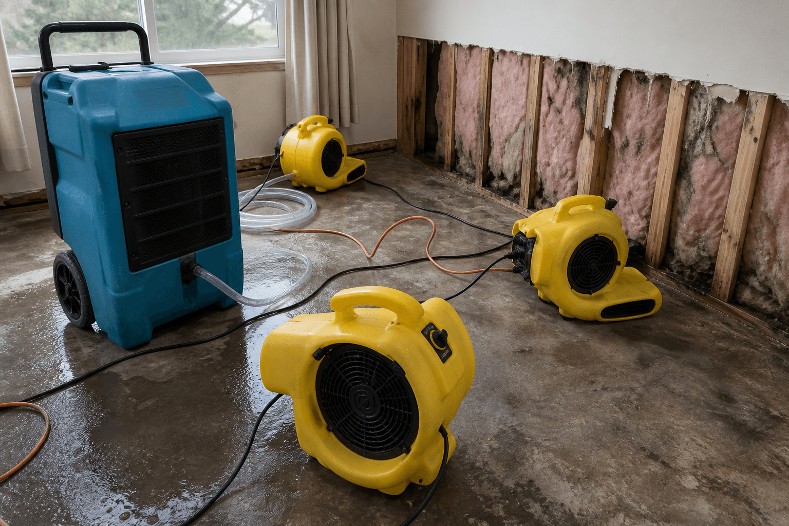 Structural Drying & Dehumidification in Burnaby
